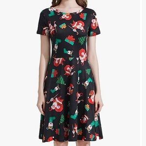 Santa swing dress - nwt